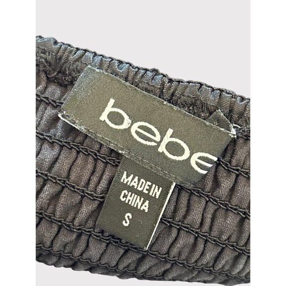 Y2k Bebe Sequin Corset Bustier Top Strapless Sweetheart Party Clubwear Small - Picture 4 of 5